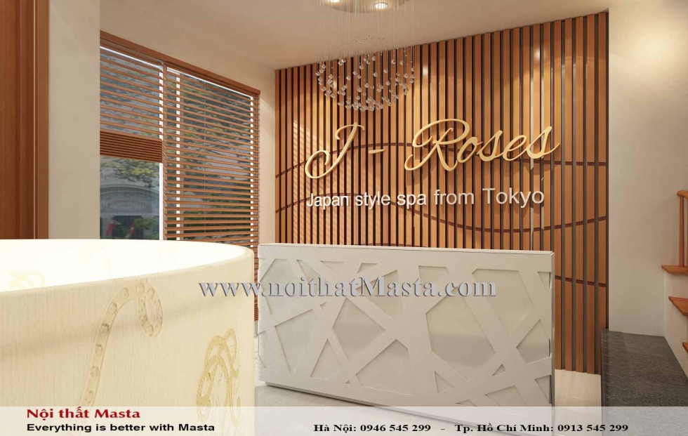 thiet ke phong spa tai nha